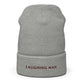 Laughing Man Signature Logo Waffle Beanie