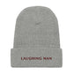 Laughing Man Signature Logo Waffle Beanie