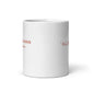 Laughing Man Signature Logo Mug White